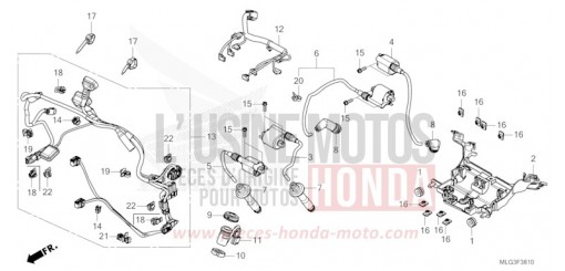 SUB HARNESS/IGNITION COIL CRF1100AN de 2022